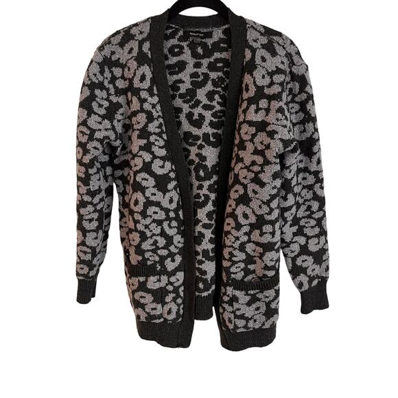 August Silk Open Front Cardigan Sweater Size Small - Picture 1 of 6